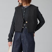 BLACK&&モデル身長：159cm 着用サイズ：F&&