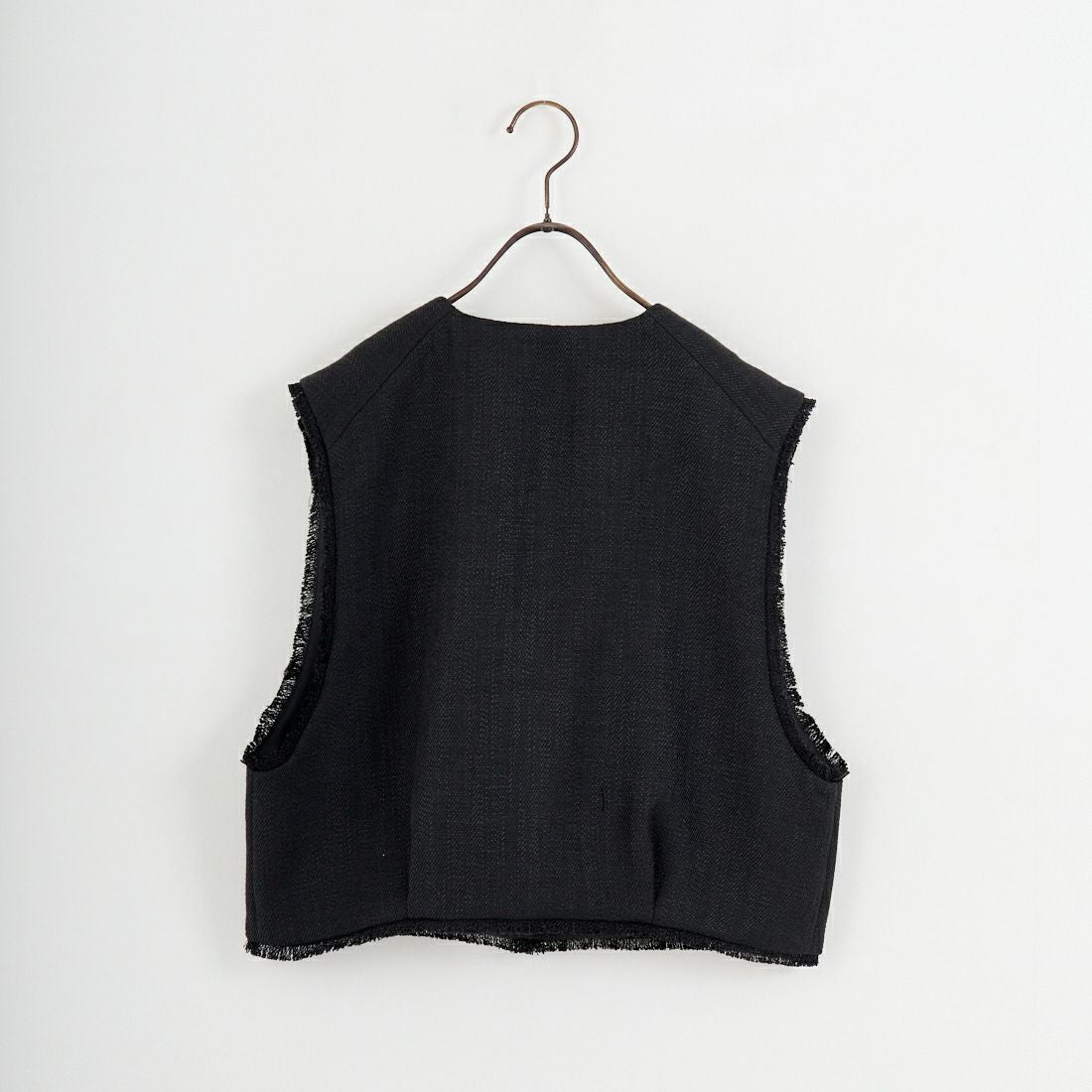 CHIGNON [シニヨン] ツイードショートベスト [4756-450MK] BLACK