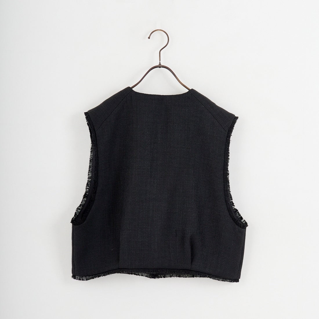 CHIGNON [シニヨン] ツイードショートベスト [4756-450MK] BLACK