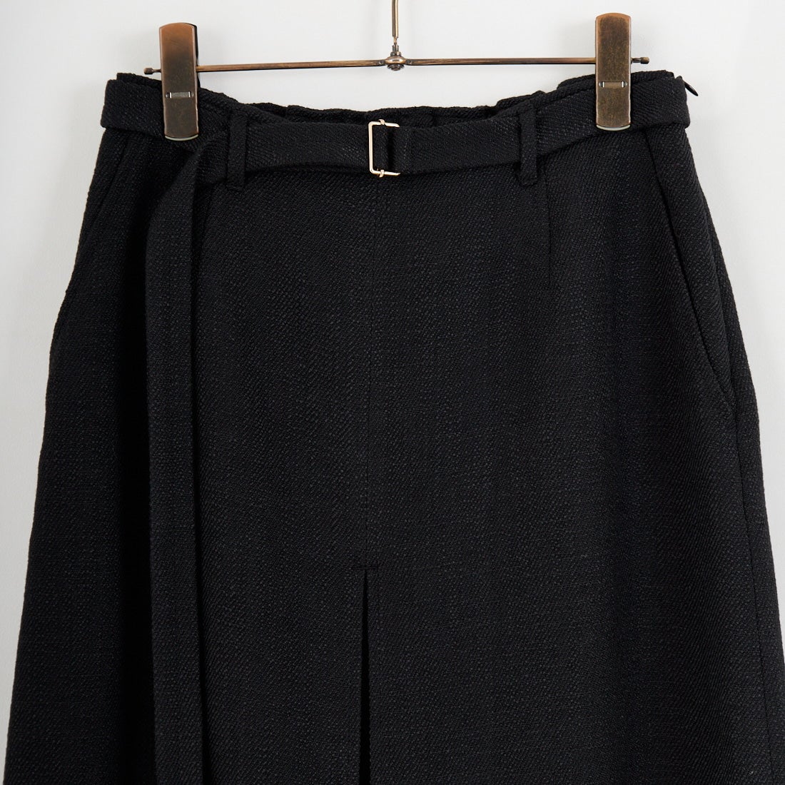 CHIGNON [シニヨン] ツイードファスナースリットスカート [2756-451MK] BLACK