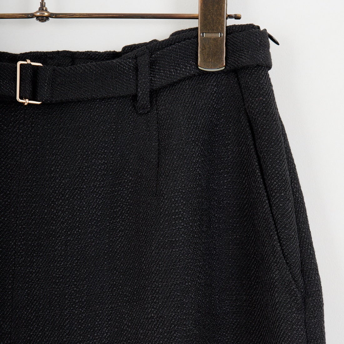 CHIGNON [シニヨン] ツイードファスナースリットスカート [2756-451MK] BLACK