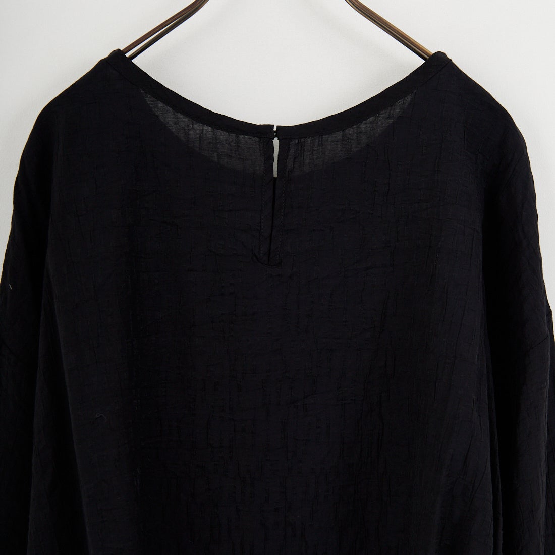 CHIGNON [シニヨン] フリル衿付きシャツ [1556-428KK] BLACK