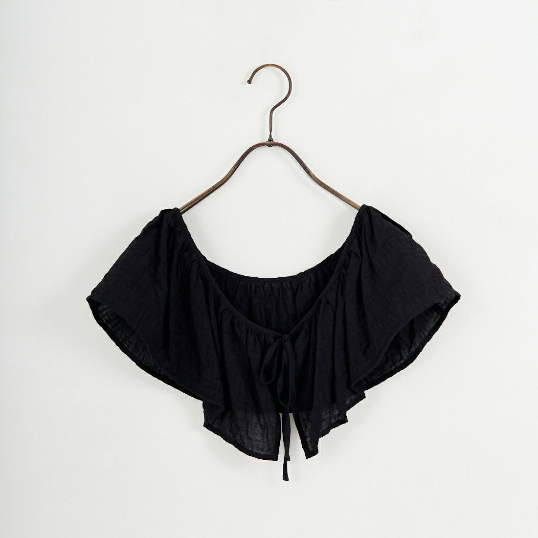 CHIGNON [シニヨン] フリル衿付きシャツ [1556-428KK] BLACK