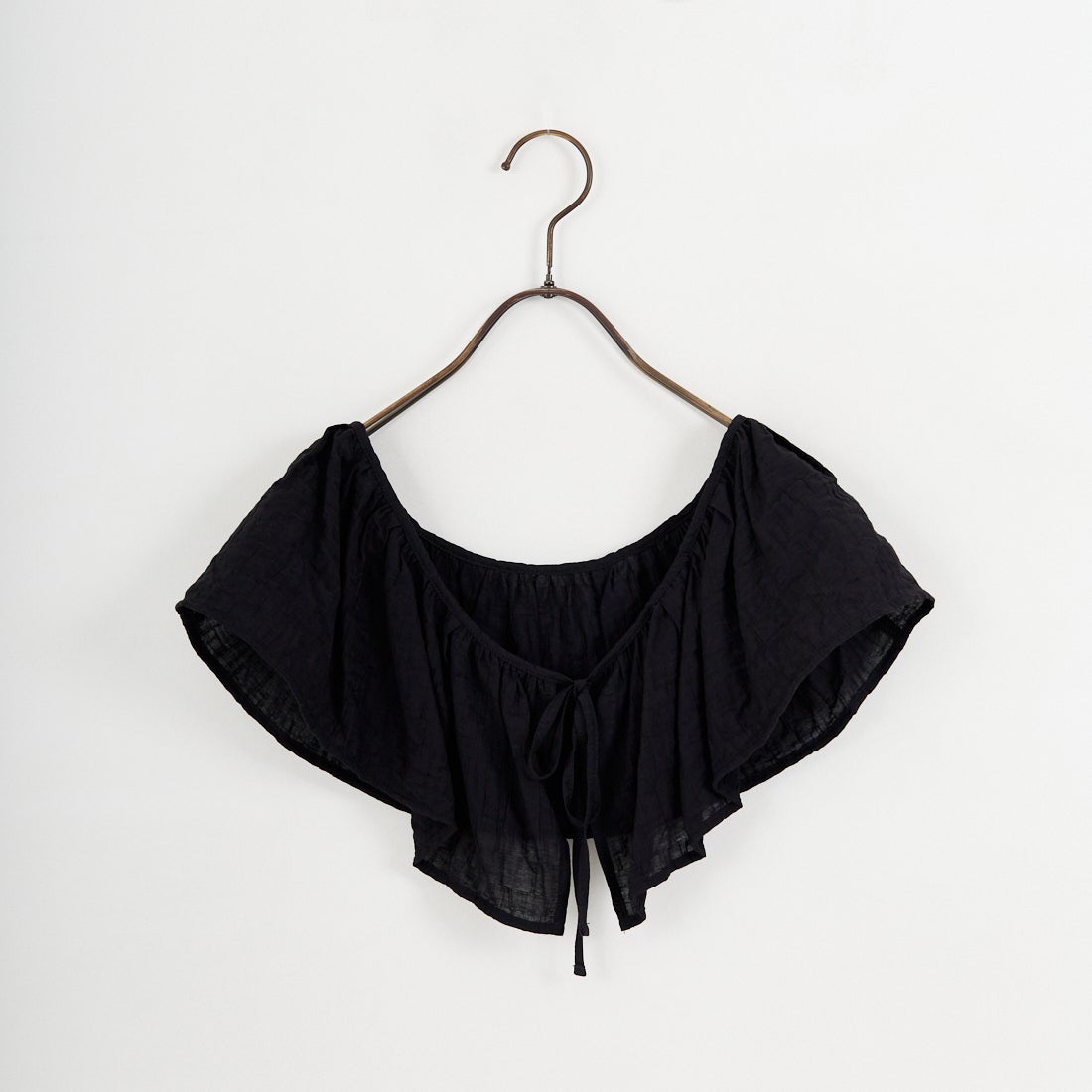 CHIGNON [シニヨン] フリル衿付きシャツ [1556-428KK] BLACK