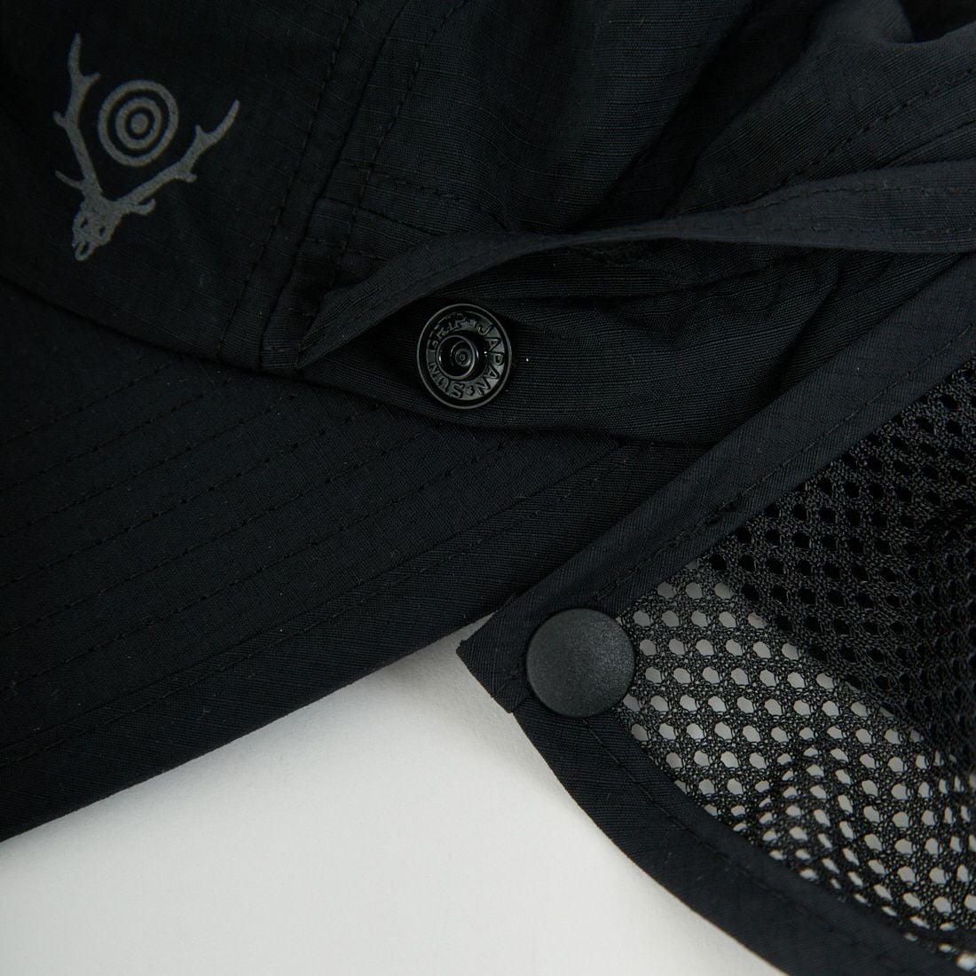 South2West8 [サウスツーウエストエイト] サンシェードキャップ [SX608] C BLACK