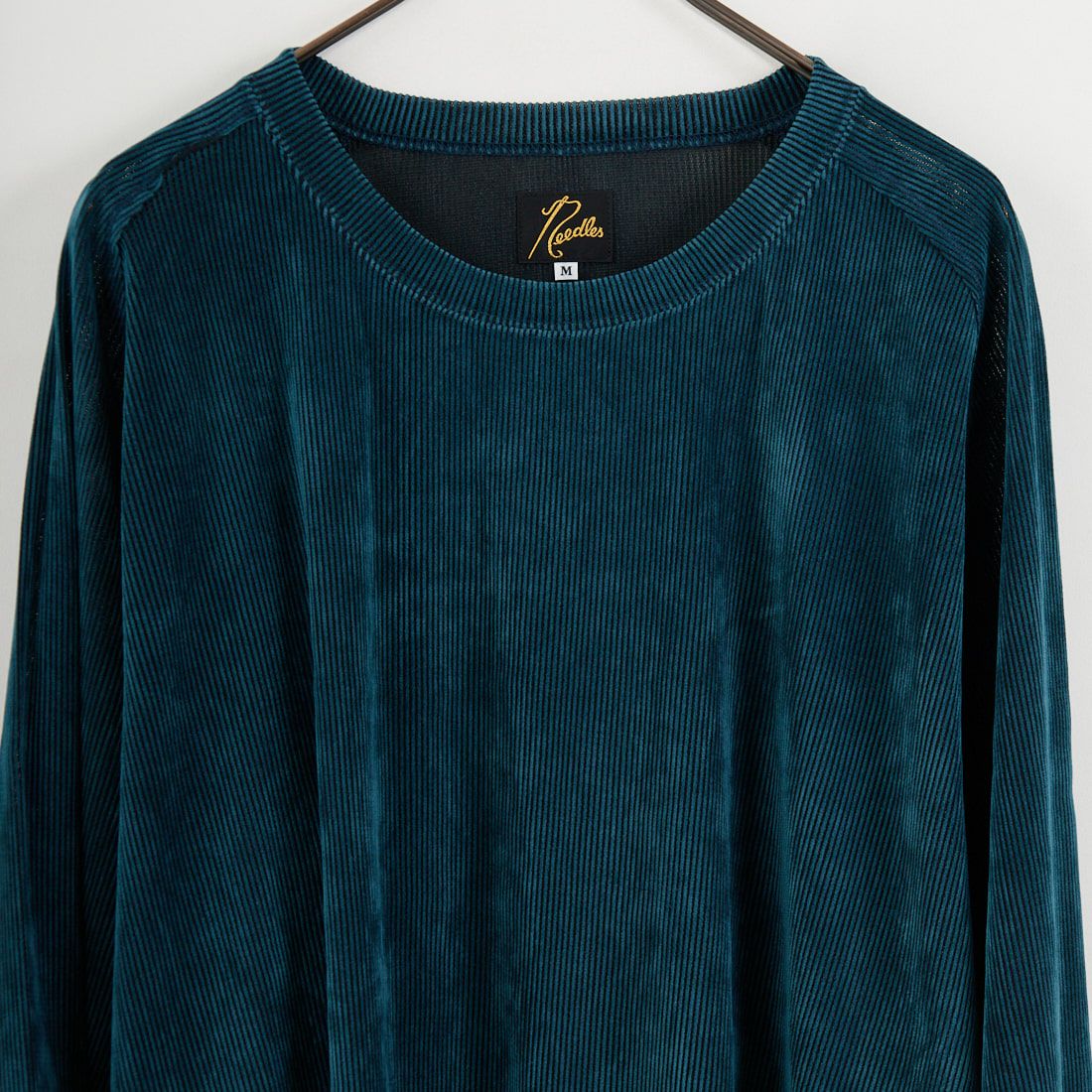 Needles [ニードルズ] UネックロングスリーブTシャツ [SX435] A TURQUOIS
