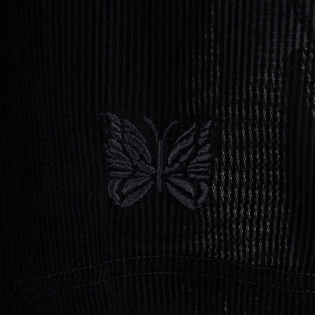 Needles [ニードルズ] UネックロングスリーブTシャツ [SX435] C BLACK