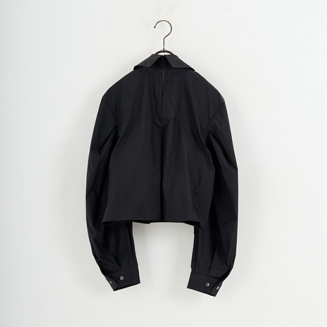 RIM.ARK [リムアーク] フォールデッドネックタックブラウス [460JSL30-0391] BLK