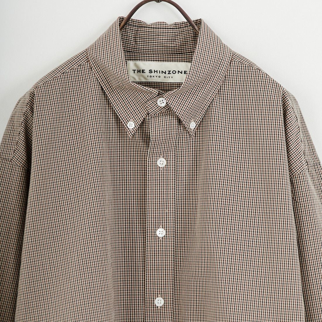 THE SHINZONE [ザ シンゾーン] ミニチェックダディシャツ [26SMSBL10