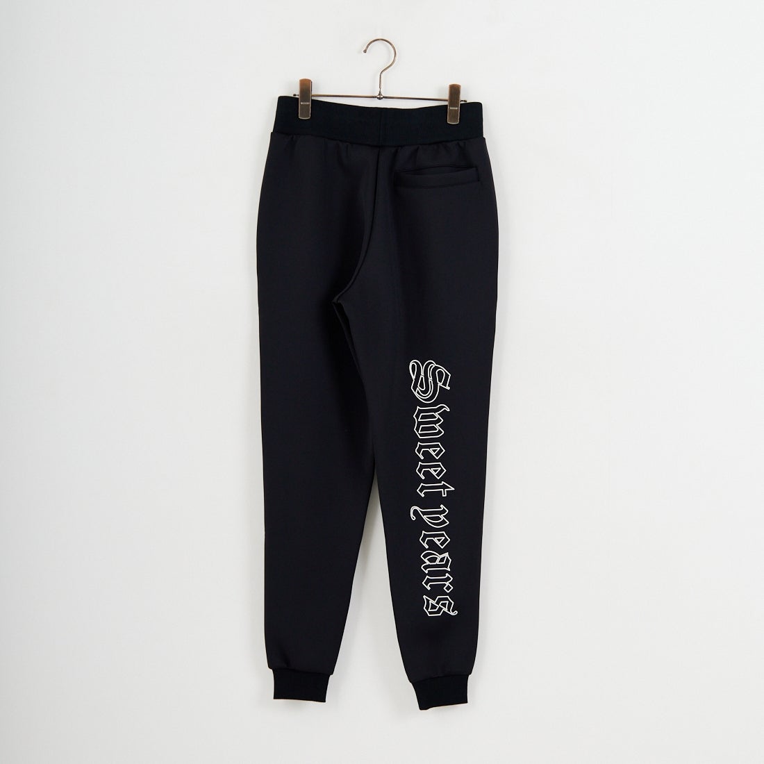 SY32 [エスワイサーティトゥ] ダブルニットゴシックロゴパンツ [32