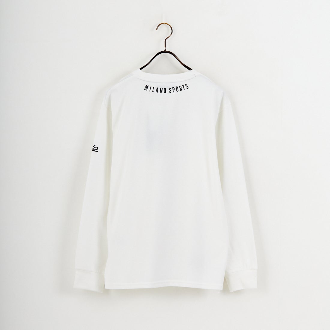SY32 [エスワイサーティトゥ] ネックラウンドプリント ロングスリーブTシャツ [32-26SN1-15] WHITE