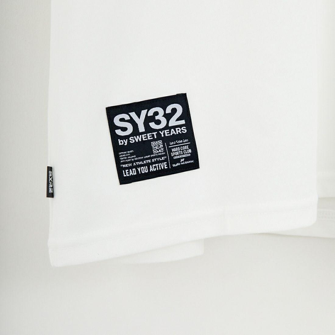 SY32 [エスワイサーティトゥ] ネックラウンドプリント ロングスリーブTシャツ [32-26SN1-15] WHITE