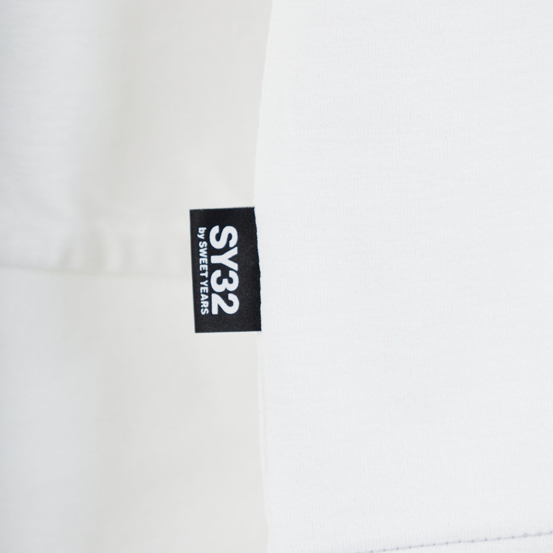 SY32 [エスワイサーティトゥ] グラデーションロゴ ロングスリーブTシャツ [32-26SN1-12] WHITE