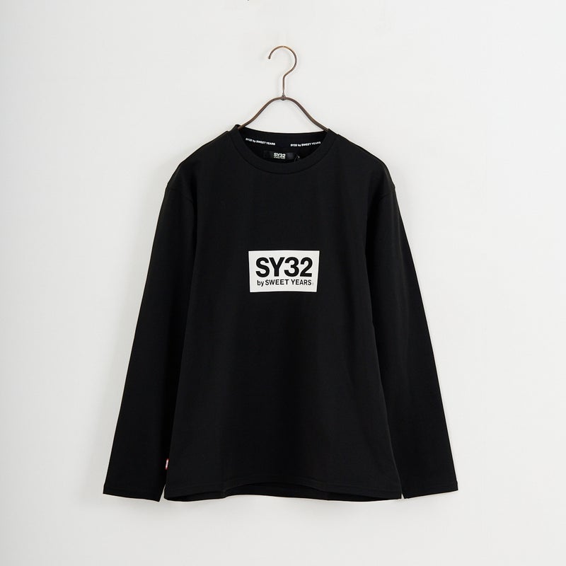 SY32 [エスワイサーティトゥ] ネックラウンドプリント ロングスリーブT 
