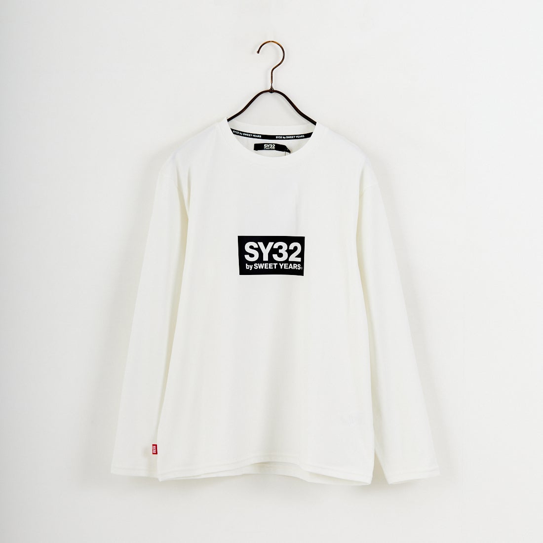 SY32 [エスワイサーティトゥ] ミニボックスロゴ ロングスリーブTシャツ