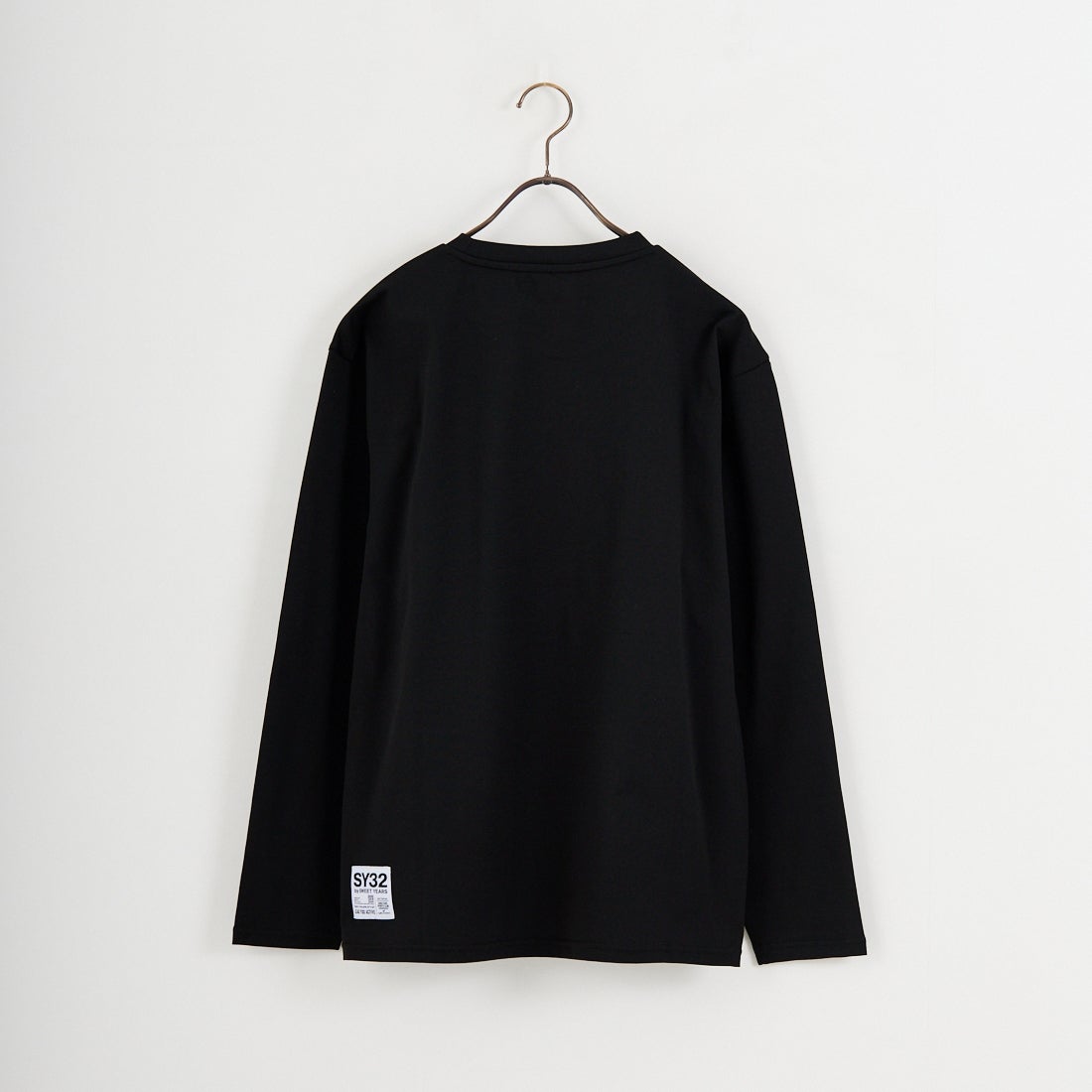 SY32 [エスワイサーティトゥ] ミニボックスロゴ ロングスリーブTシャツ [32-26SN1-16] BLACK