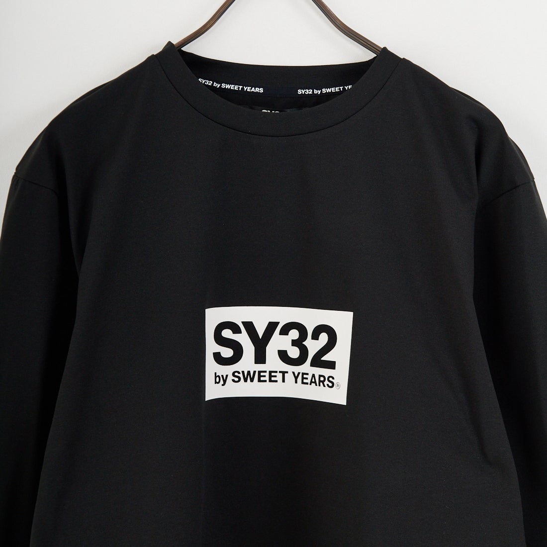 SY32 [エスワイサーティトゥ] ミニボックスロゴ ロングスリーブTシャツ