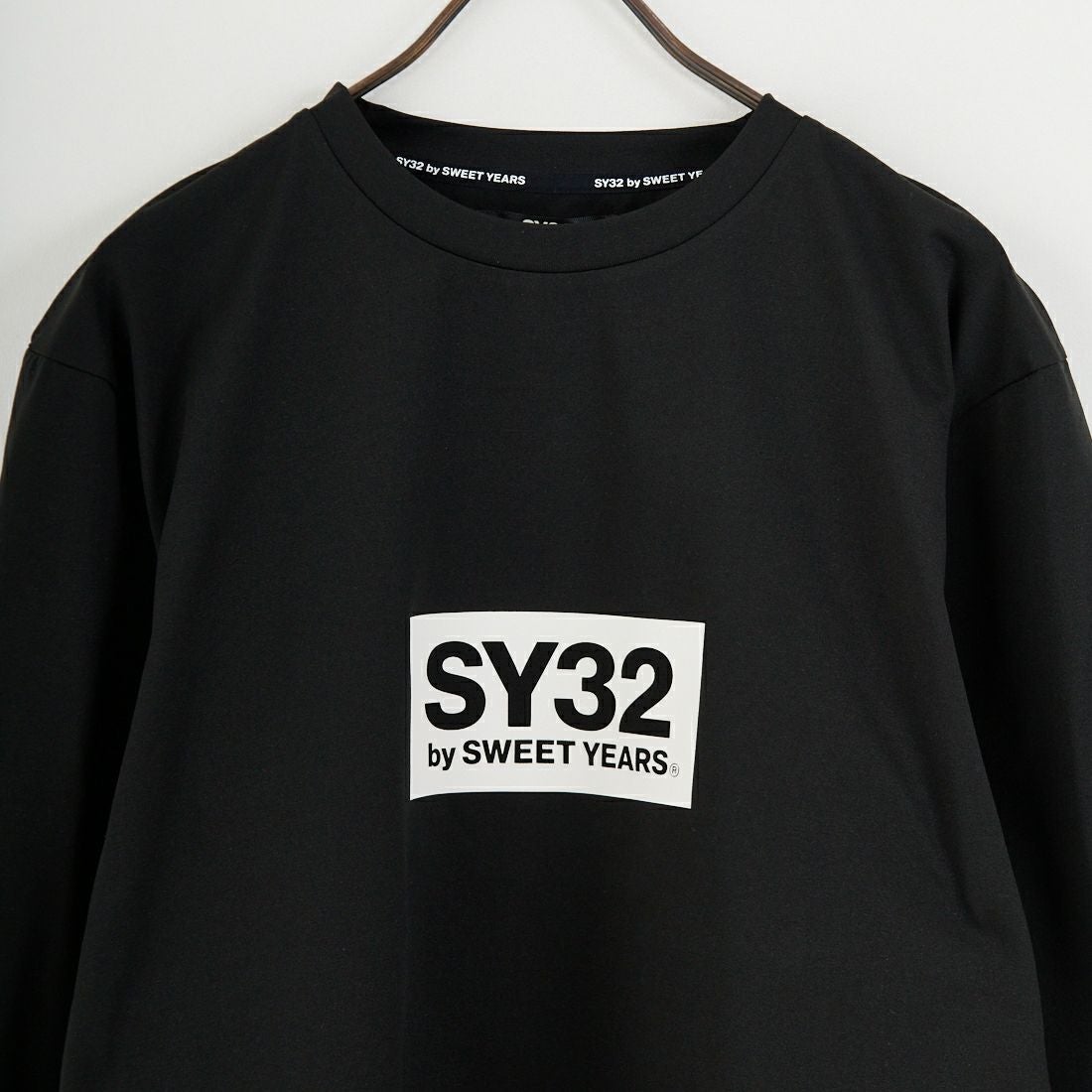 SY32 [エスワイサーティトゥ] ミニボックスロゴ ロングスリーブTシャツ [32-26SN1-16] BLACK