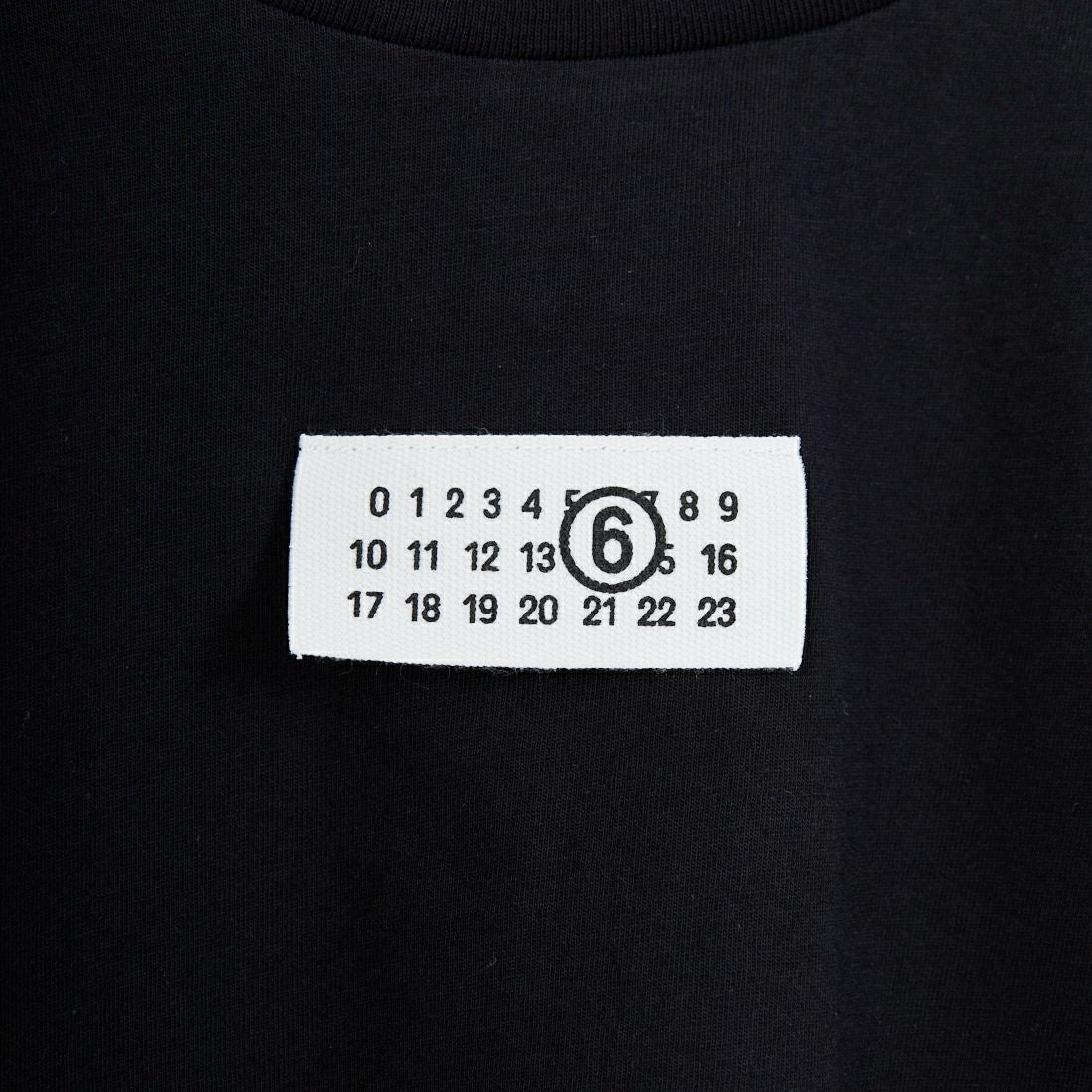 MM6 Maison Margiela [エムエムシックス メゾン マルジェラ] ニューメリック コットンTシャツ [S52GC0327-M20170] 900 BLACK