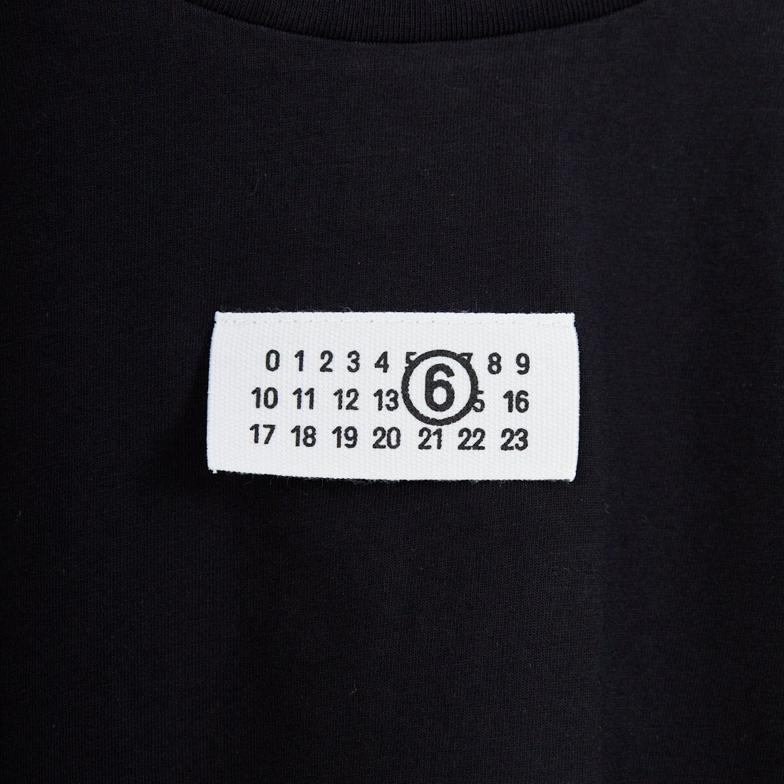 MM6 Maison Margiela [エムエムシックス メゾン マルジェラ] ニューメリック コットンTシャツ [S52GC0327-M20170] 900 BLACK