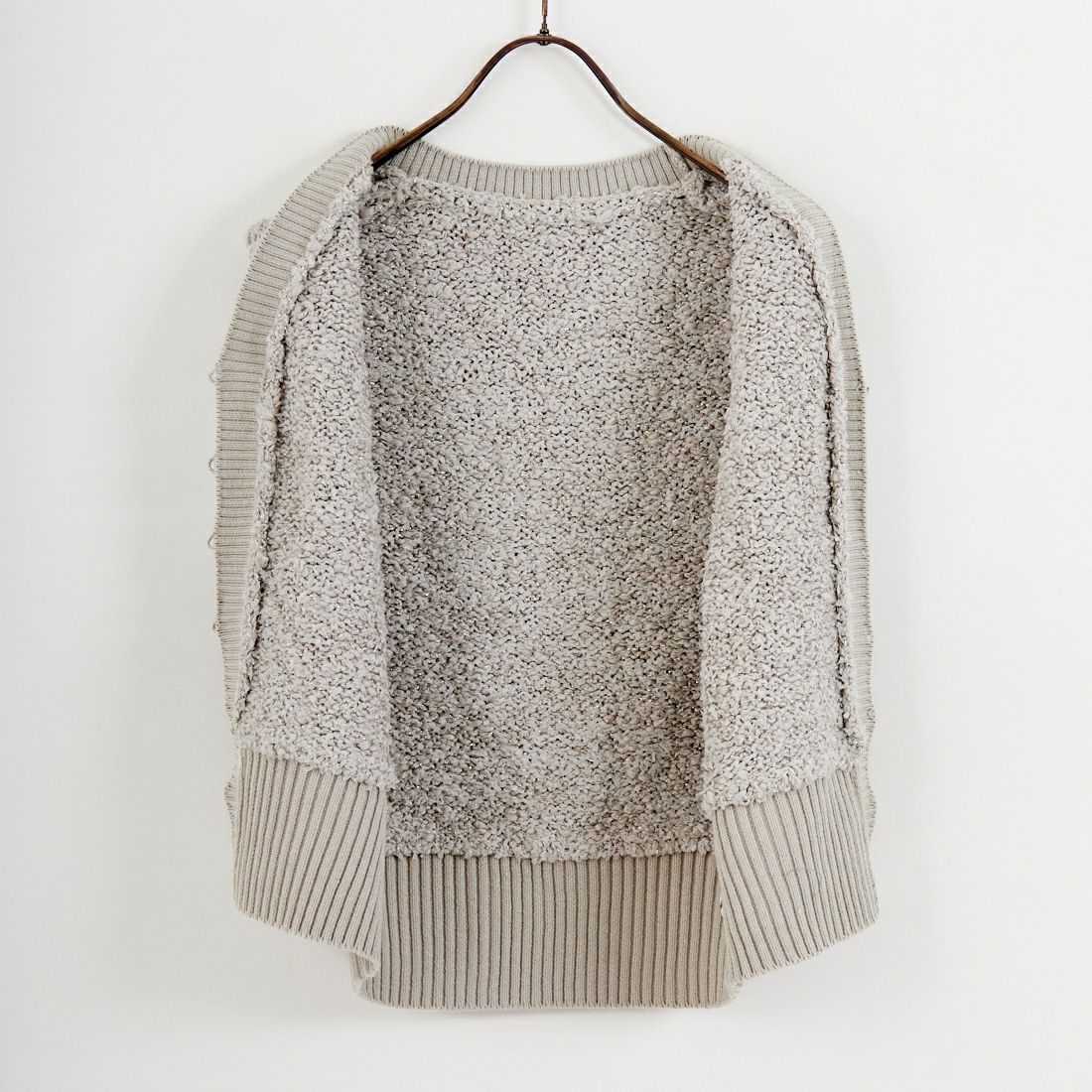 &g'aime [アンジェム] ラメバタフライヤーンベスト [986-68002] ｸﾞﾚｰｼﾞｭ