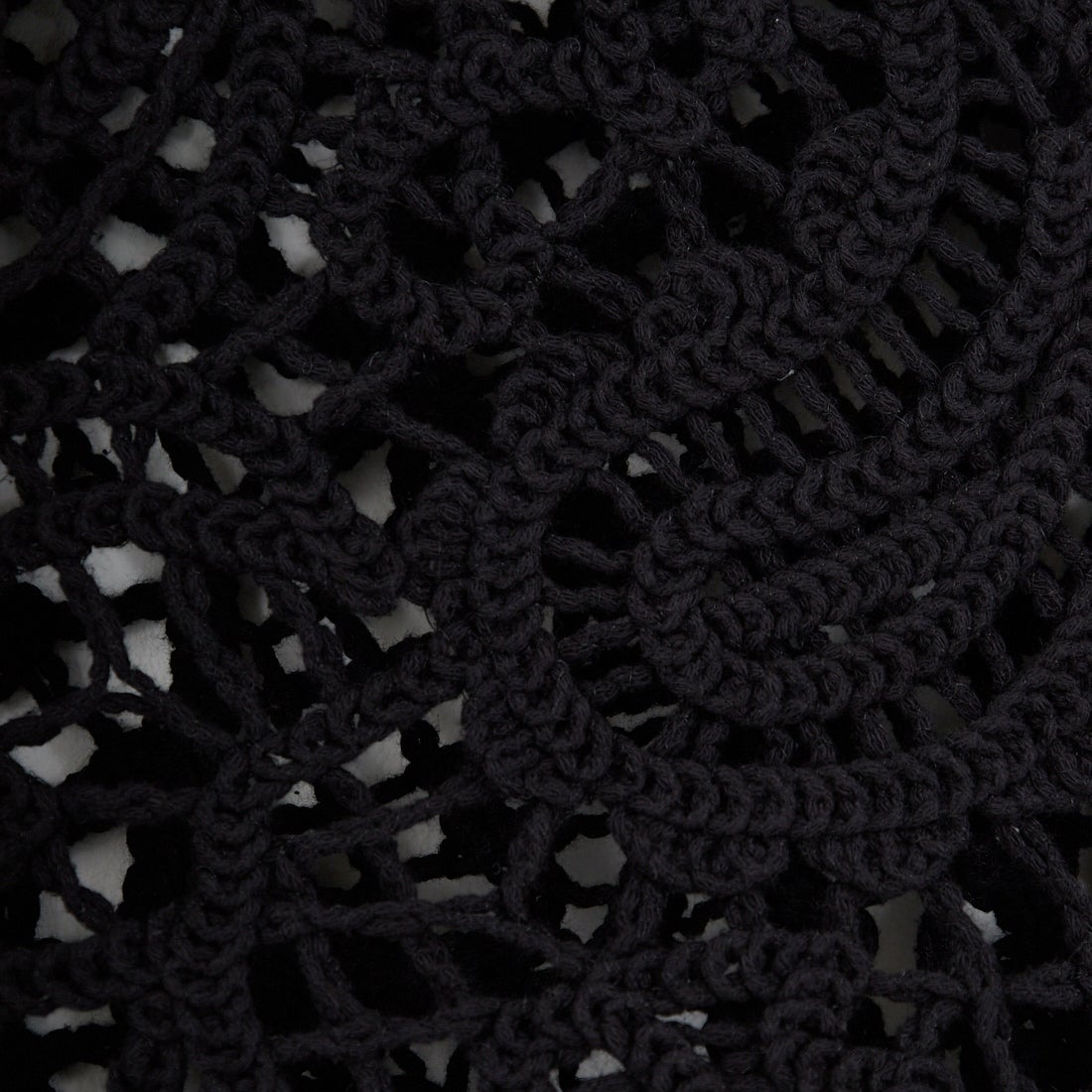 CLOCHE [クロシェ] レースニットカーディガン [61285502] ﾌﾞﾗｯｸ