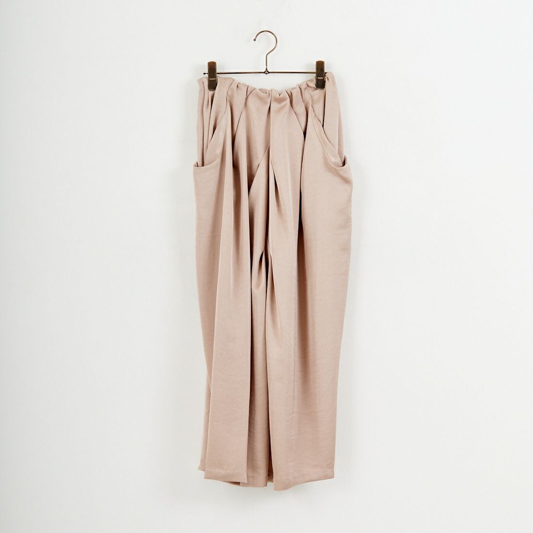 DIGNITE COLLIER [ディニテコリエ] サテンタックドレープスカート [80256516] 012 ﾋﾟﾝｸ