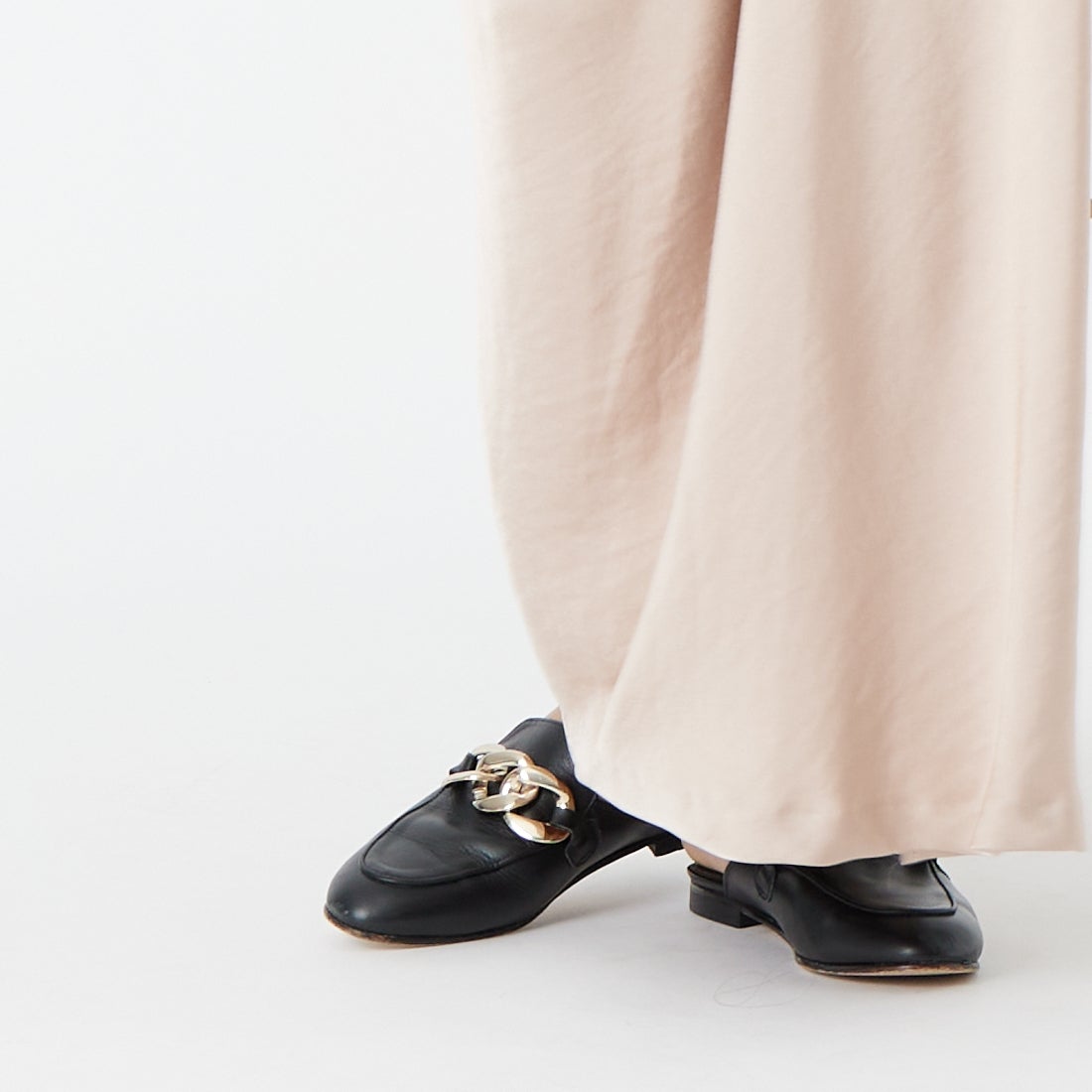 DIGNITE COLLIER [ディニテコリエ] サテンタックドレープスカート [80256516] 012 ﾋﾟﾝｸ &&モデル身長：162cm 着用サイズ：F&&