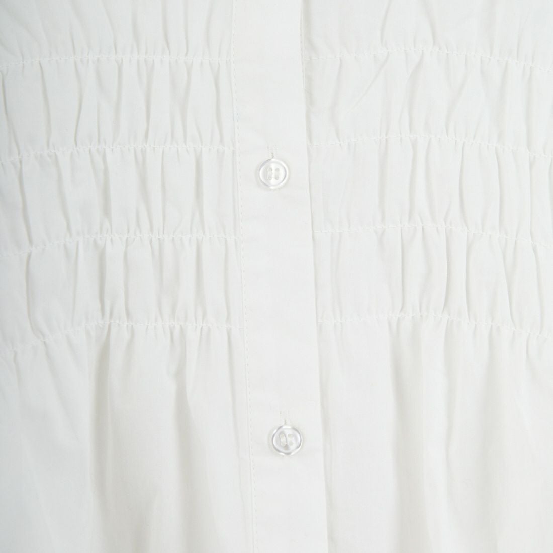 Jf Ready Made [ジェイエフレディメイド] シャーリングシャツ [3110306] 101 ﾎﾜｲﾄ