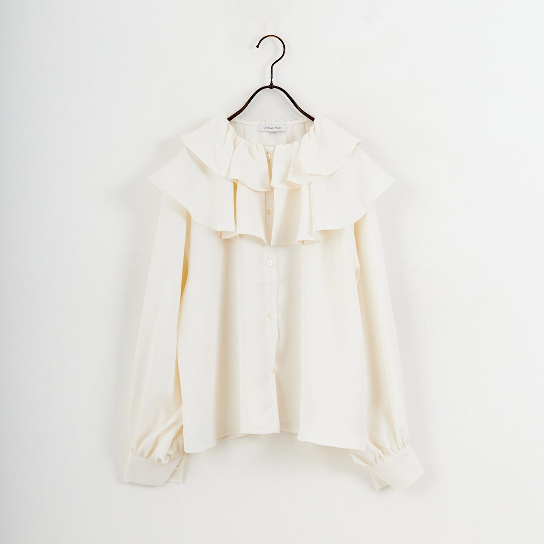 Jf Ready Made [ジェイエフレディメイド] ラッフルデザインブラウス