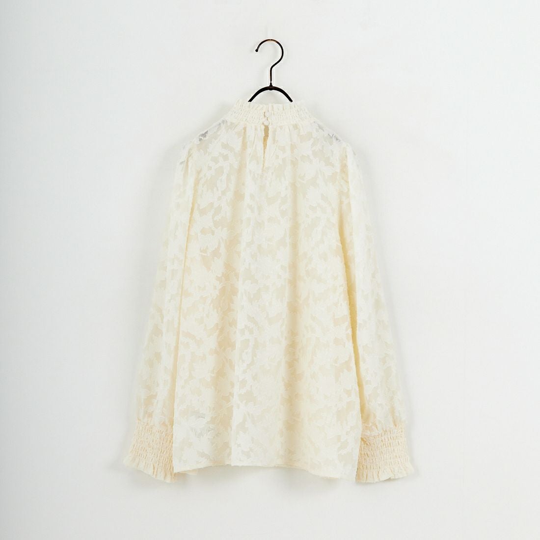 Jf Ready Made [ジェイエフレディメイド] シャーリングネックブラウス [3110303] 103 ｱｲﾎﾞﾘｰ