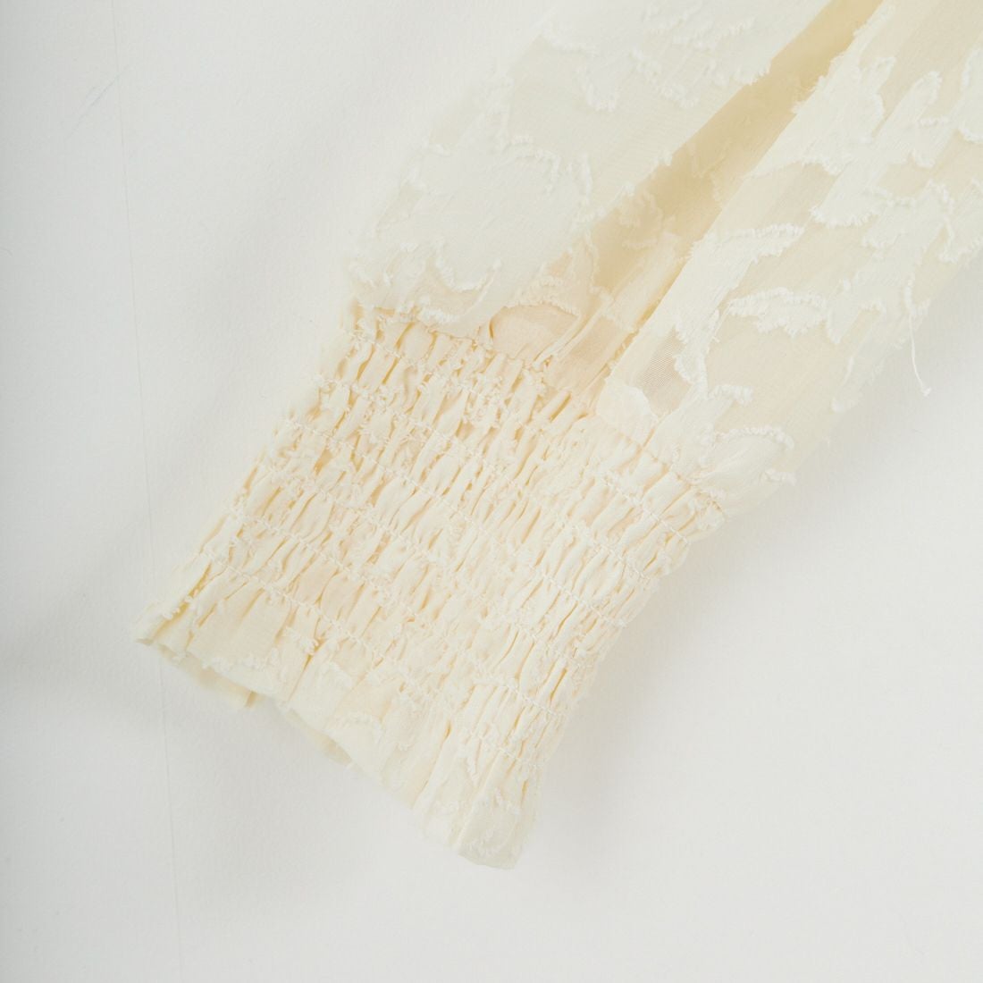 Jf Ready Made [ジェイエフレディメイド] シャーリングネックブラウス [3110303] 103 ｱｲﾎﾞﾘｰ