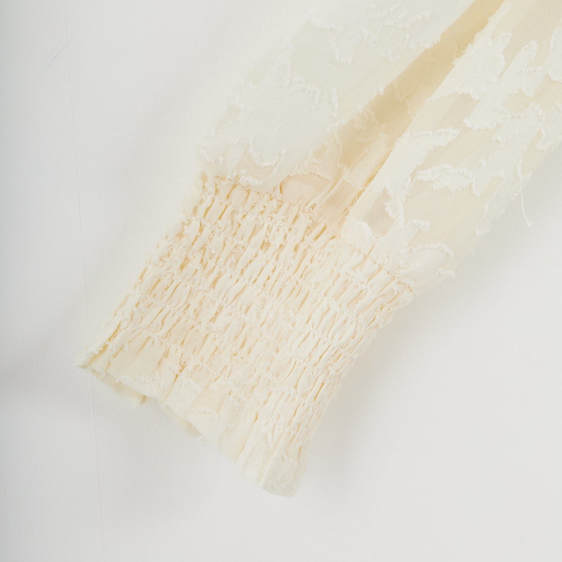 Jf Ready Made [ジェイエフレディメイド] シャーリングネックブラウス [3110303] 103 ｱｲﾎﾞﾘｰ