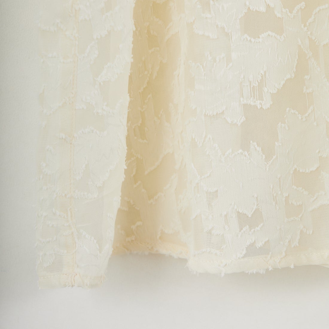 Jf Ready Made [ジェイエフレディメイド] シャーリングネックブラウス [3110303] 103 ｱｲﾎﾞﾘｰ