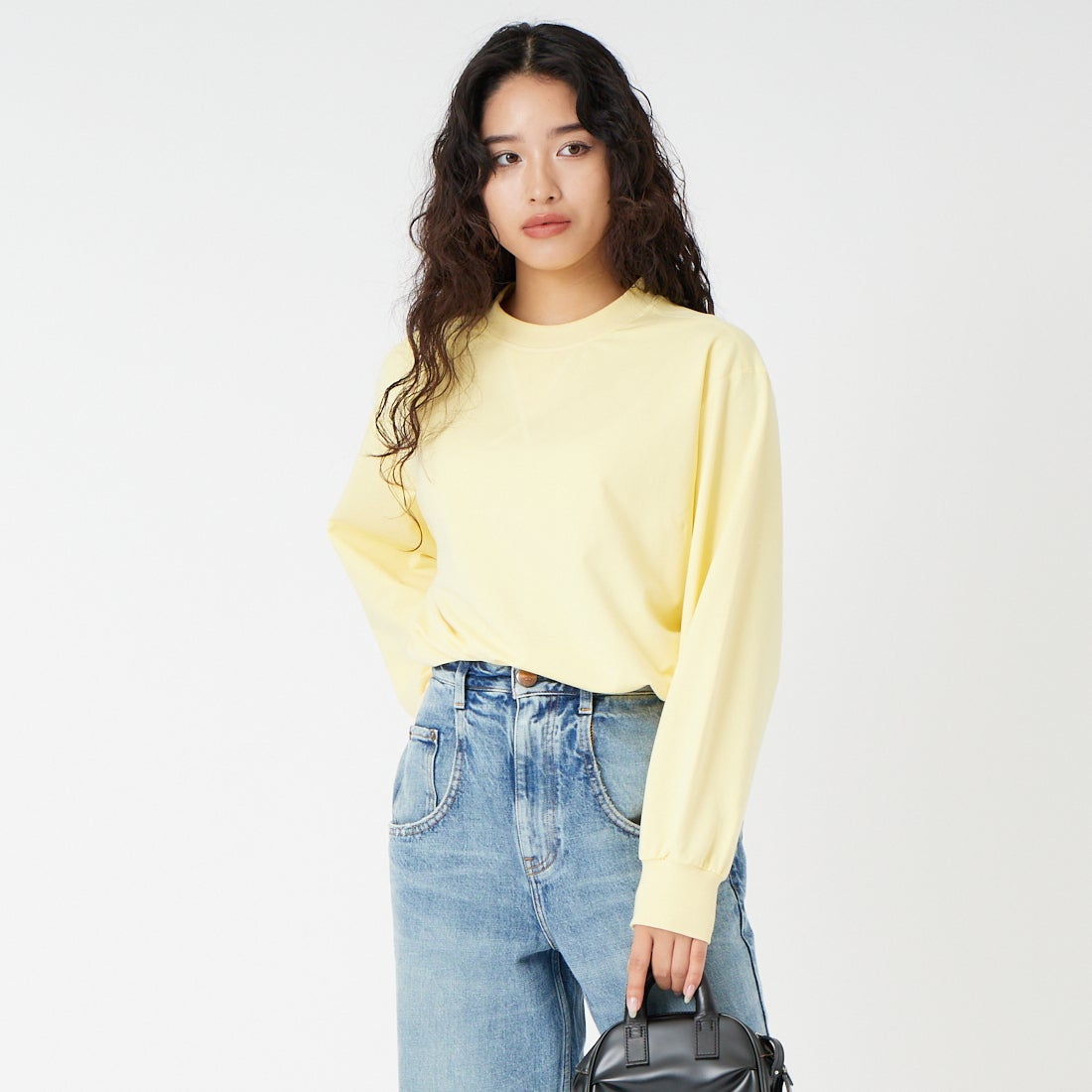 201 ｲｴﾛｰ&&モデル身長：162cm 着用サイズ：F&&