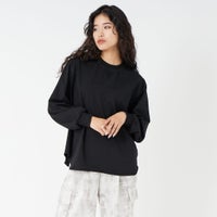 801 ﾌﾞﾗｯｸ&&モデル身長：162cm 着用サイズ：F&&