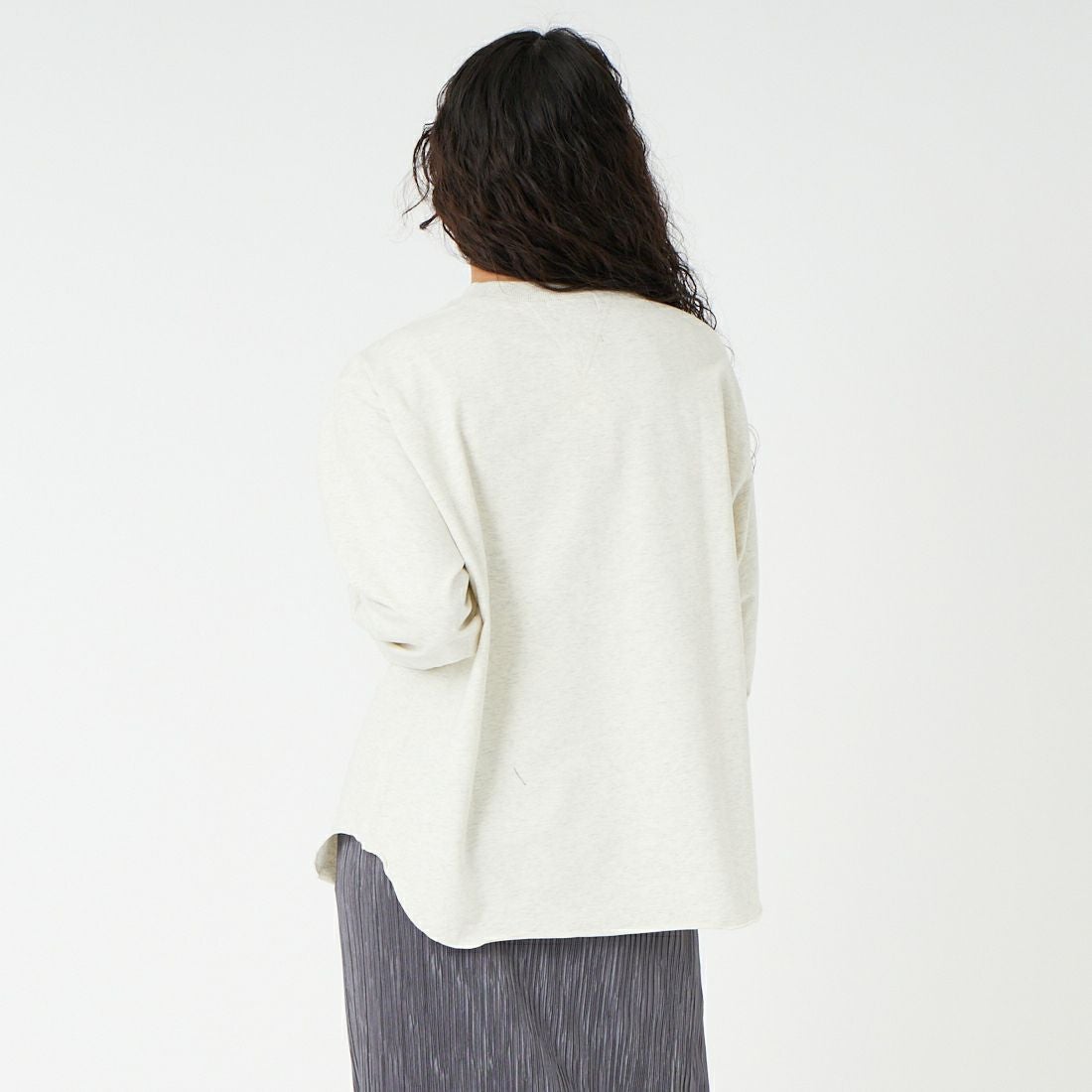 Jf Ready Made [ジェイエフレディメイド] ダブルガゼット裏毛プルオーバー [3110102] 822 ｵｰﾄﾐｰﾙ &&モデル身長：162cm 着用サイズ：F&&