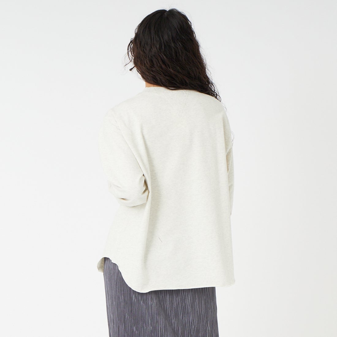 Jf Ready Made [ジェイエフレディメイド] ダブルガゼット裏毛プルオーバー [3110102] 822 ｵｰﾄﾐｰﾙ &&モデル身長：162cm 着用サイズ：F&&