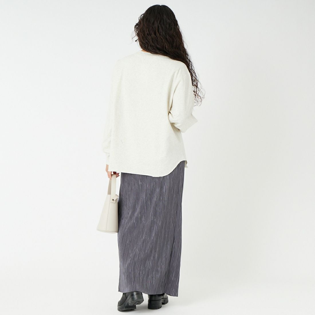 Jf Ready Made [ジェイエフレディメイド] ダブルガゼット裏毛プルオーバー [3110102] 822 ｵｰﾄﾐｰﾙ &&モデル身長：162cm 着用サイズ：F&&