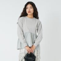 805 ｸﾞﾚｲ&&モデル身長：162cm 着用サイズ：F&&