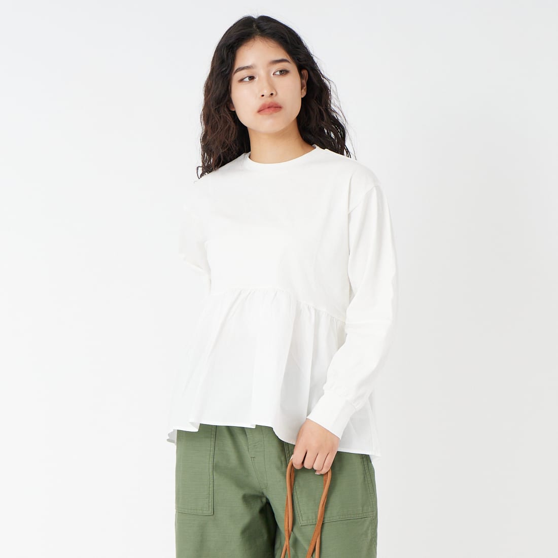 104 ｵﾌｼﾛ&&モデル身長：162cm 着用サイズ：F&&