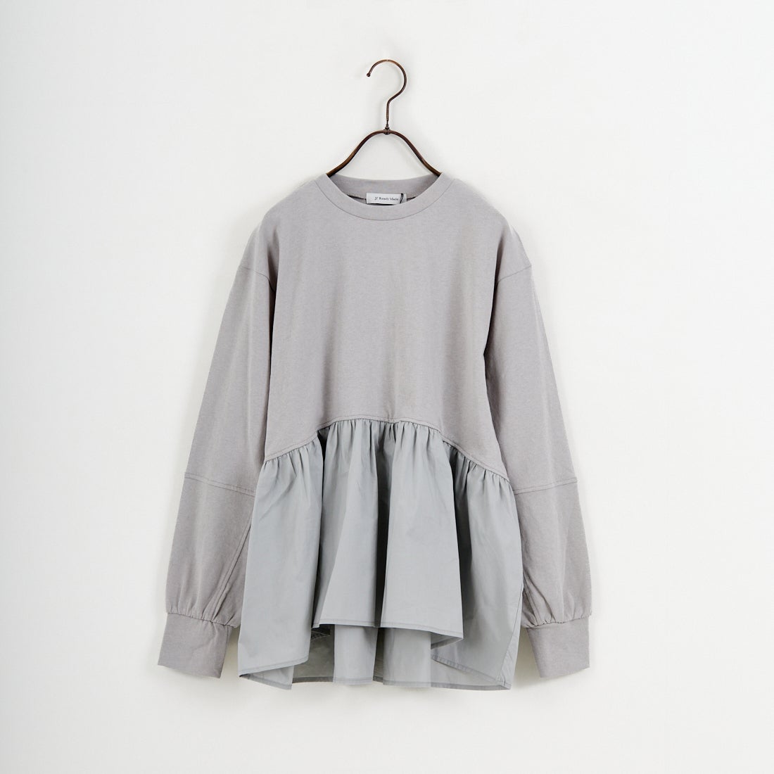 Jf Ready Made [ジェイエフレディメイド] 布帛ウエスト切替プルオーバー [3110103] 805 ｸﾞﾚｲ