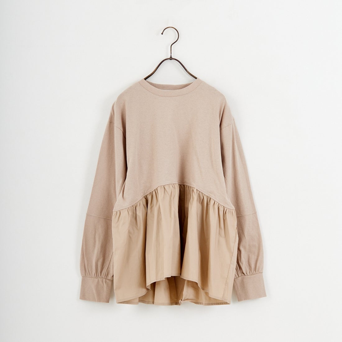 Jf Ready Made [ジェイエフレディメイド] 布帛ウエスト切替プルオーバー [3110103] 714 ｸﾞﾚｰｼﾞ