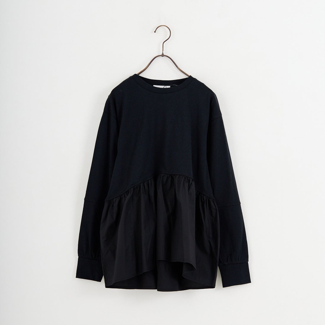 Jf Ready Made [ジェイエフレディメイド] 布帛ウエスト切替プルオーバー [3110103] 801 ﾌﾞﾗｯｸ