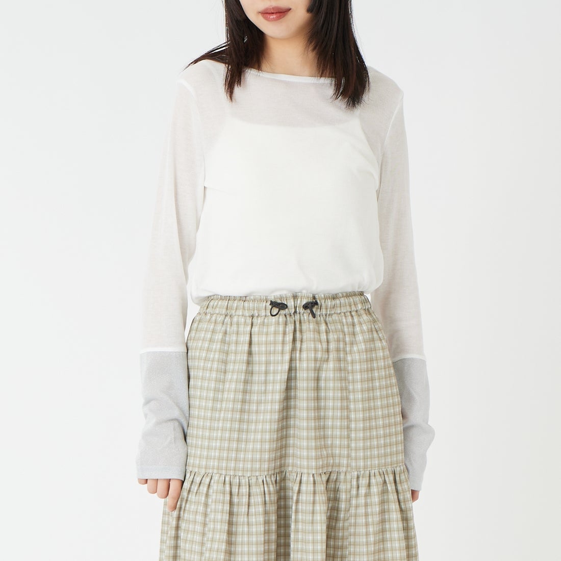 ｵﾌ&&モデル身長：162cm 着用サイズ：F&&