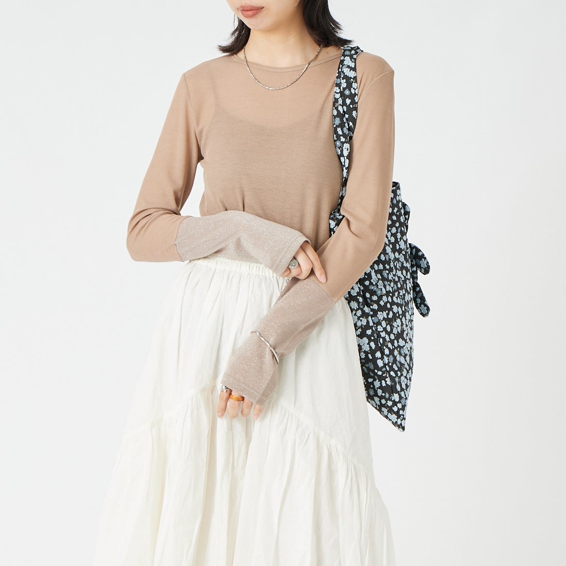 ｸﾞﾚｰｼﾞｭ&&モデル身長：162cm 着用サイズ：F&&