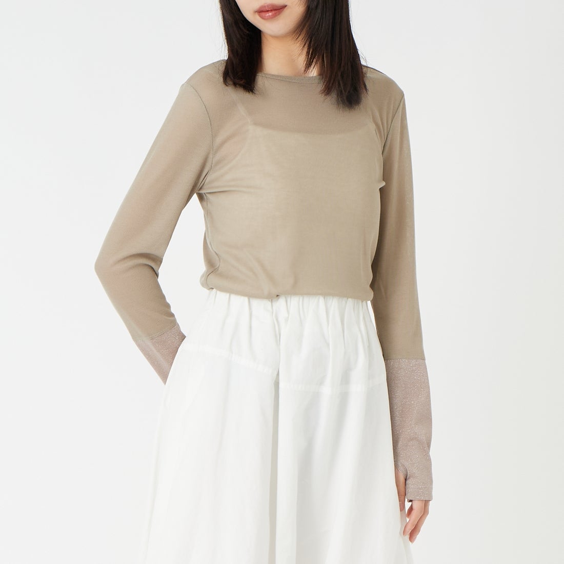 ｸﾞﾚｰｼﾞｭ&&モデル身長：162cm 着用サイズ：F&&