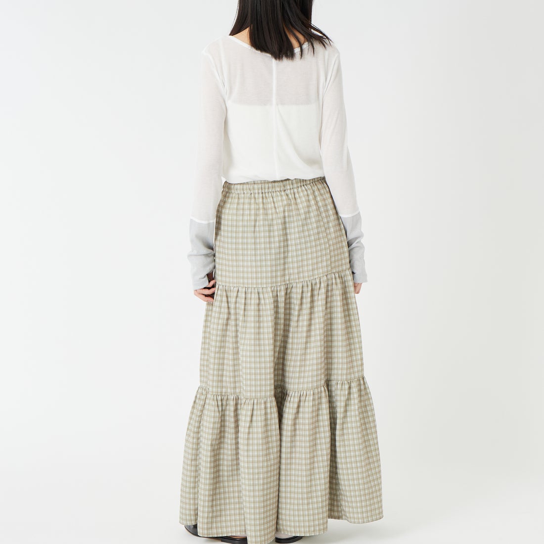 Jf Ready Made [ジェイエフレディメイド] 2WAYラメカフスインナー [922-15008] ｵﾌ &&モデル身長：162cm 着用サイズ：F&&