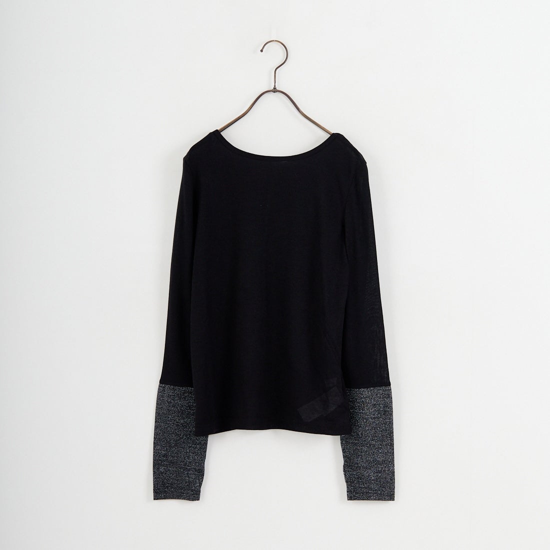 Jf Ready Made [ジェイエフレディメイド] 2WAYラメカフスインナー [922-15008] ﾌﾞﾗｯｸ