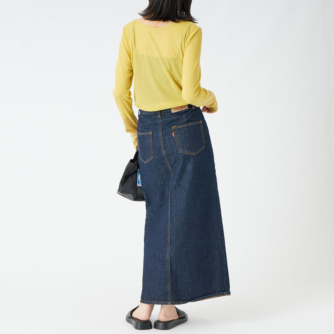 Jf Ready Made [ジェイエフレディメイド] 2WAYラメカフスインナー [922-15008] ﾏｽﾀｰﾄﾞ &&モデル身長：162cm 着用サイズ：F&&